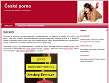 Tablet Screenshot of ceskeporno.eu